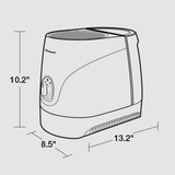 Honeywell HEV320B Cool Moisture Humidifier - Dimensions
