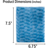 Honeywell HFT600PF1 Replacement Filter T for HEV615/620 - Dimensions