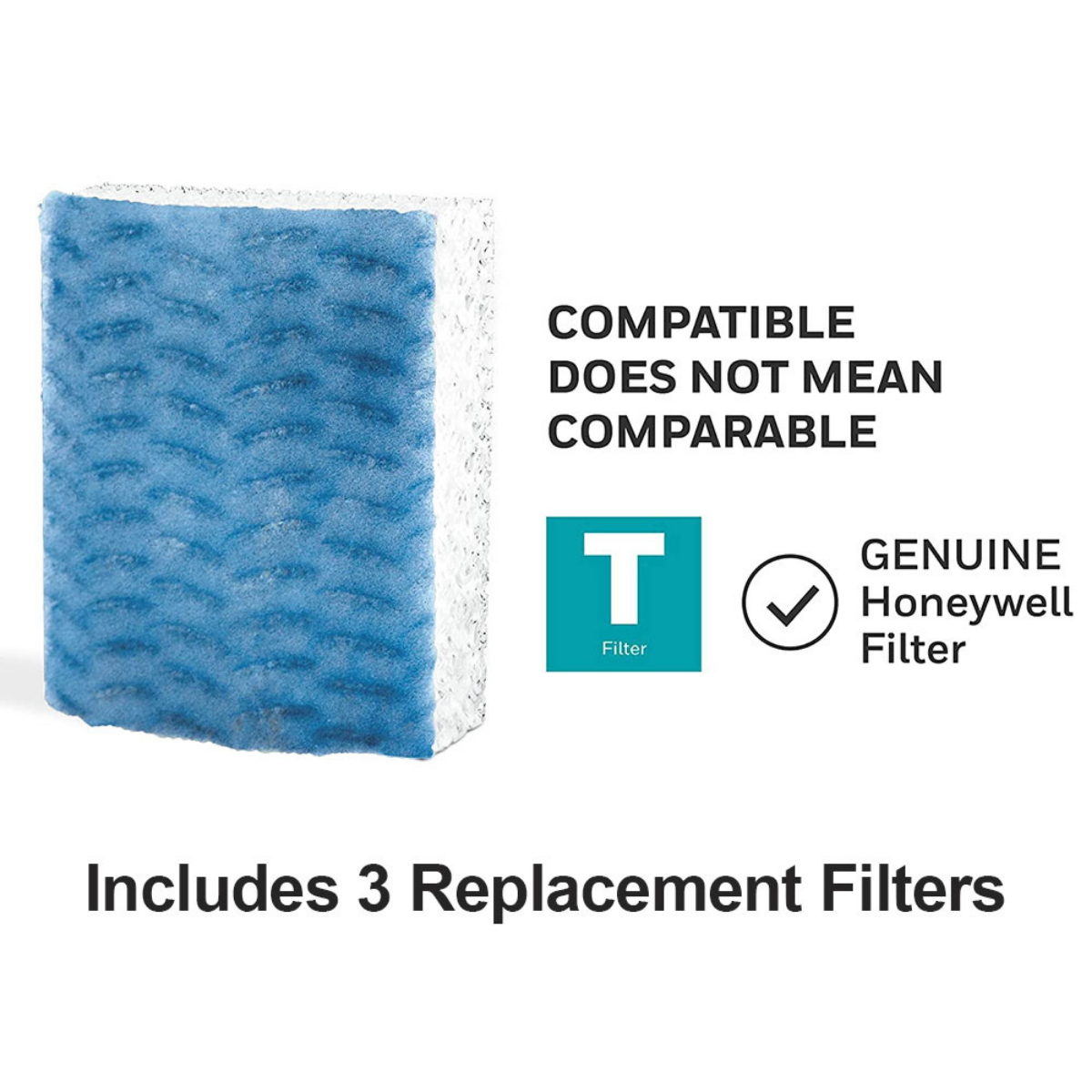 Honeywell HFT600PF3 Replacement Filter T for HEV615/620 - Infographic 2