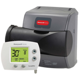 Honeywell HE100A1000/U/HE150A1005/U TrueEASE Advanced Small Evaporative Bypass Humidifier - Angle