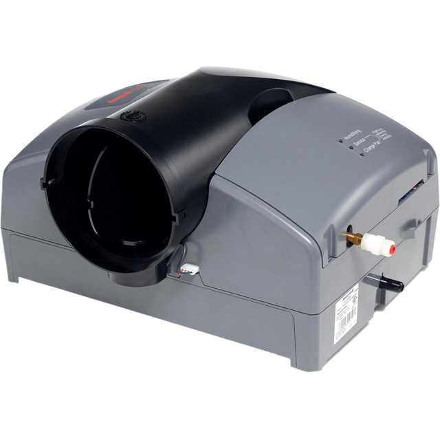 Honeywell Home HE205A1005/U TrueEASE Advanced Large Evaporative Bypass Humidifier 17 GPD - Angle