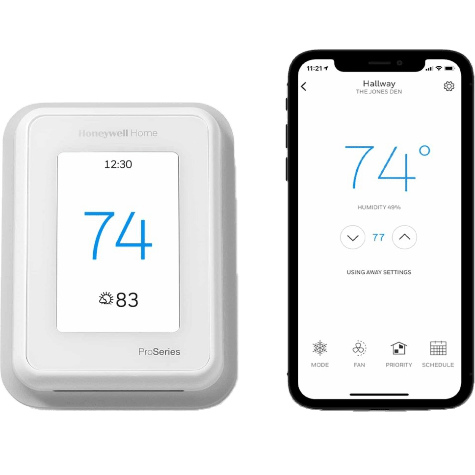Honeywell Home T10 Pro Smart Thermostat w/ RedLINK - App