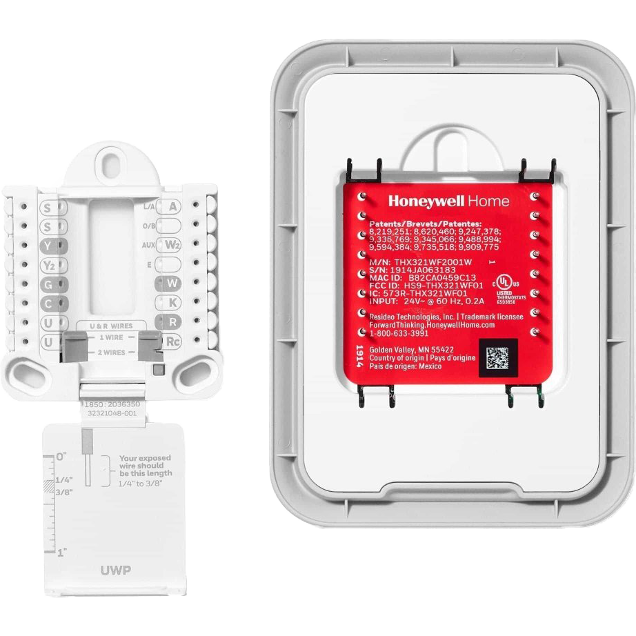 Honeywell Home T10 Pro Smart Thermostat w/ RedLINK - Open Back
