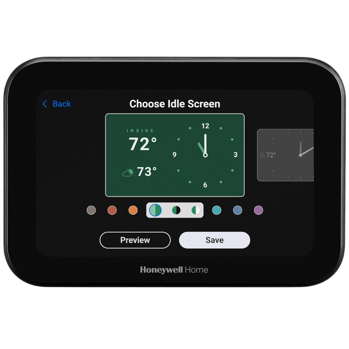 Honeywell Home YTHX1200 ElitePRO S1200 Smart Thermostat with Sensor Black - Idle Time