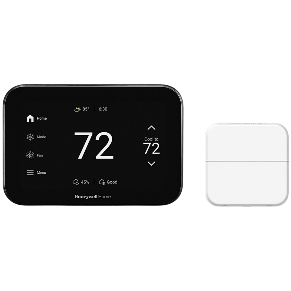 Honeywell Home YTHX1200 ElitePRO S1200 Smart Thermostat with Sensor Black - Angle 2