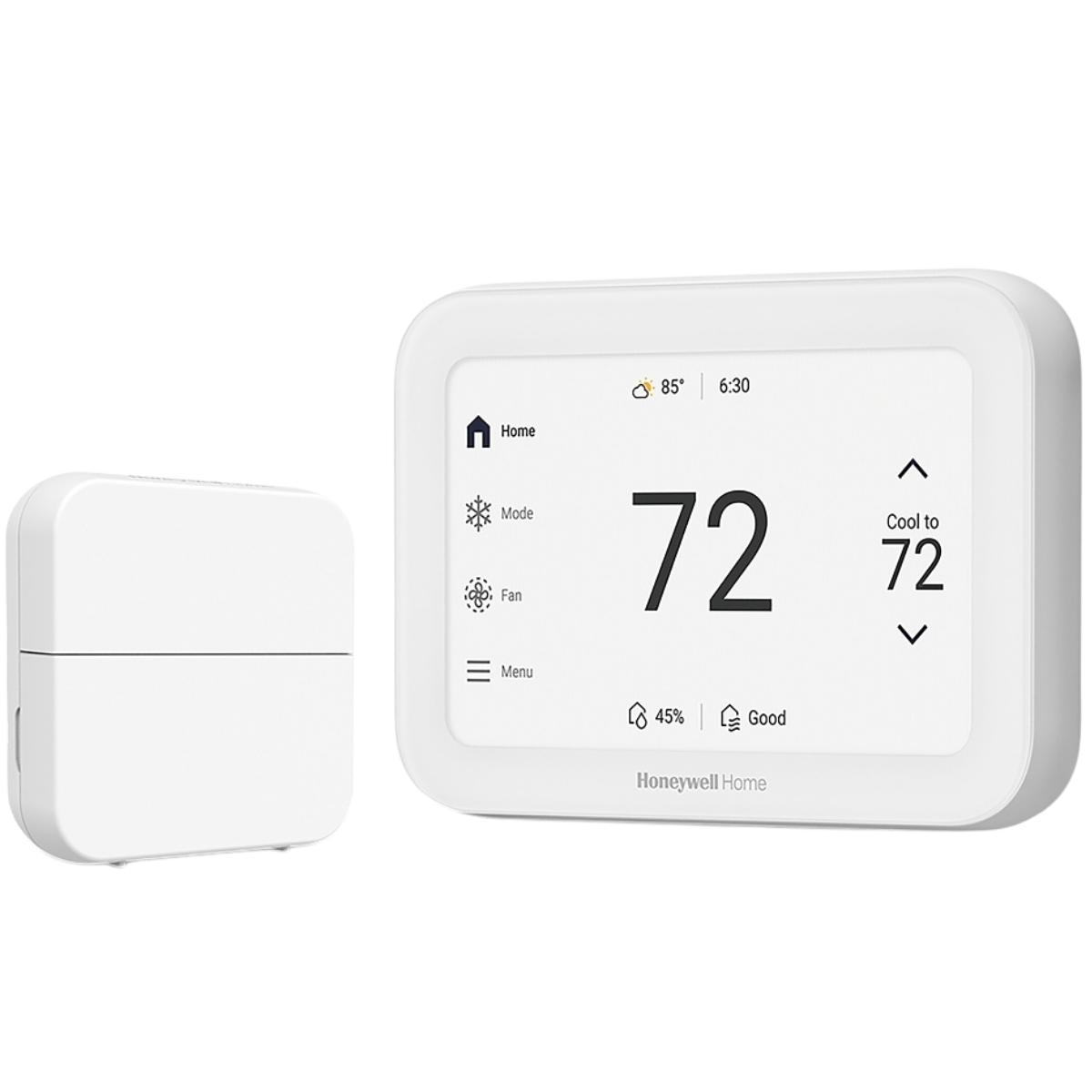 Honeywell Home YTHX1200 ElitePRO S1200 Smart Thermostat with Sensor White - Angle 2