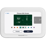 Honeywell Home YTHX1200 ElitePRO S1200 Smart Thermostat with Sensor White - Bsck