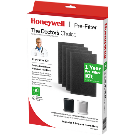Honeywell Carbon Pre-filter A 4-Pack (HRF-A100) - Filter Box