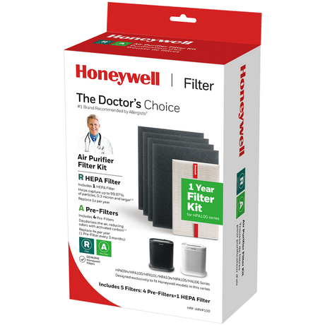 Honeywell HEPA + Carbon Filter Kit for HPA100/5100 Series - Box