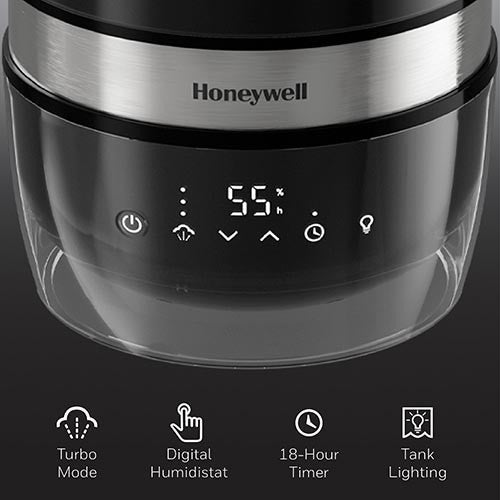 Honeywell Reflection Cool Mist Humidifier - Infographic