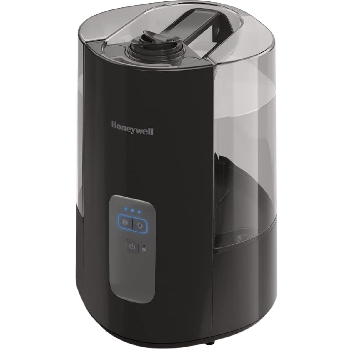 Honeywell Dual Comfort HWC775 1.5 Gal. Warm & Cool Mist Humidifier Black - Angle