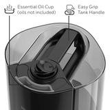 Honeywell Dual Comfort HWC775 1.5 Gal. Warm & Cool Mist Humidifier Black - Infographic 6
