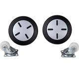 Honeywell Replacement Front & Back Caster for CS10PE (03200908 & 03107678) - Main