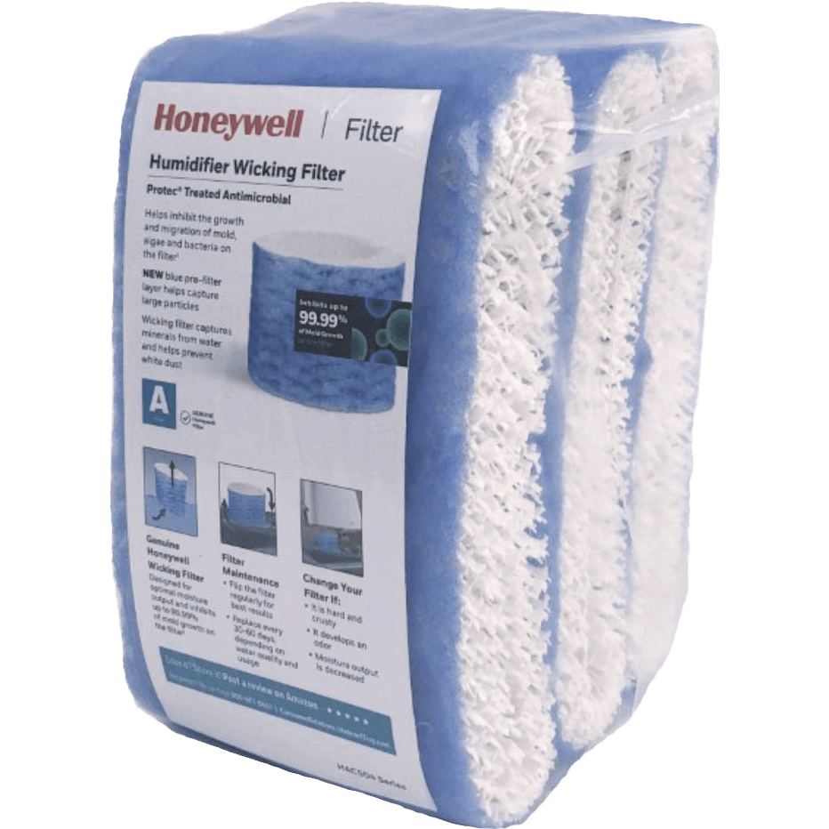 Honeywell Replacement Wicking Filter A - 3-pack - Packaging