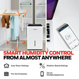 Honeywell TP-Fit Series 25 Pint Energy Star Dehumidifier - Infographic 10