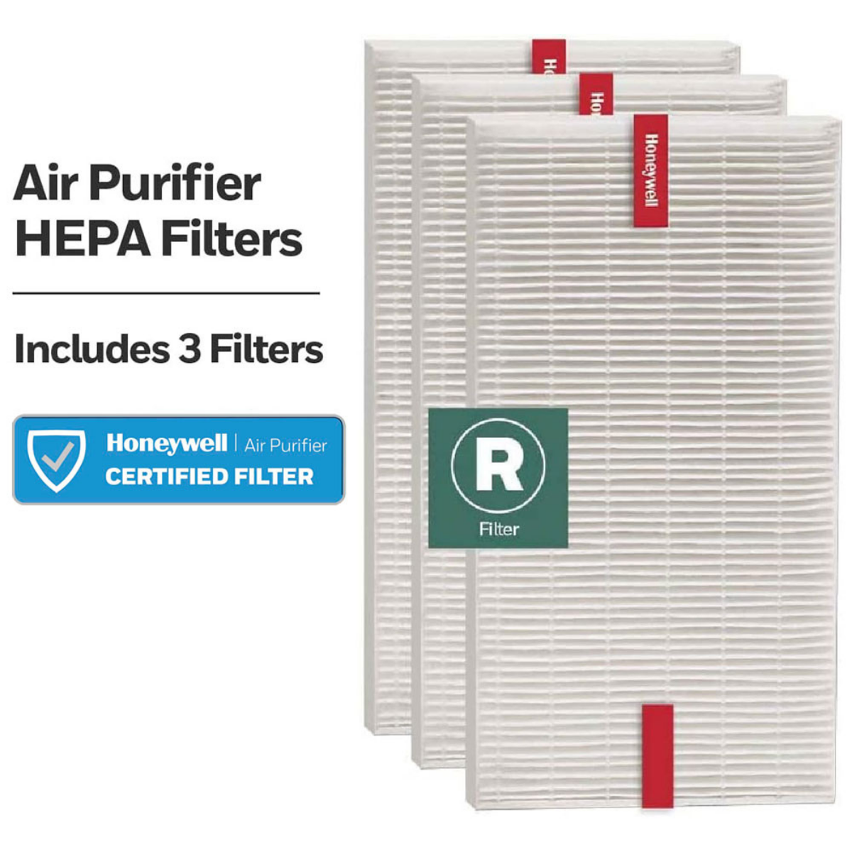 Honeywell True HEPA Replacement R Filter 3-Pack - Infographic 1