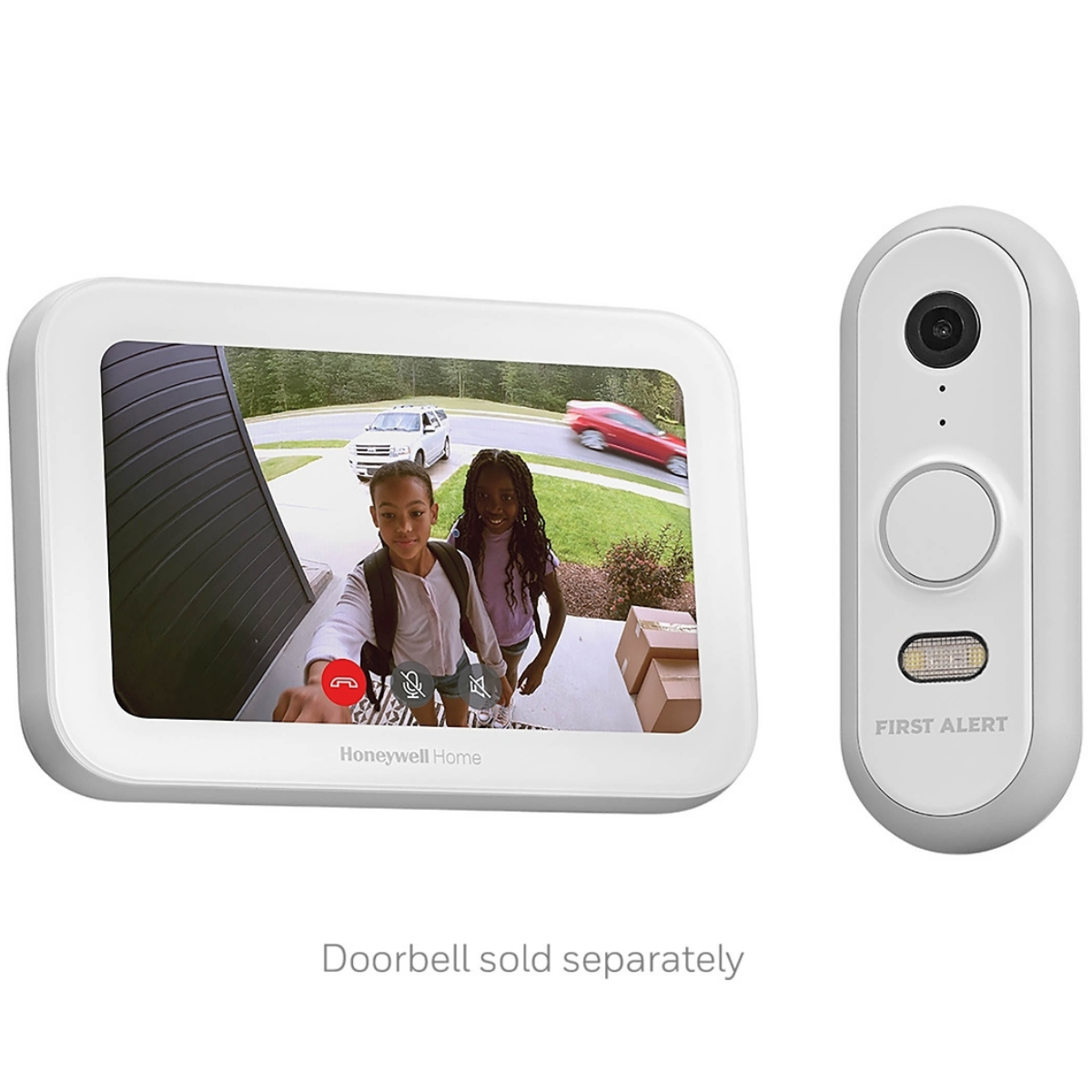 Honeywell Home THX1200 ElitePRO S1200 Smart Thermostat White - w/ Doorbell