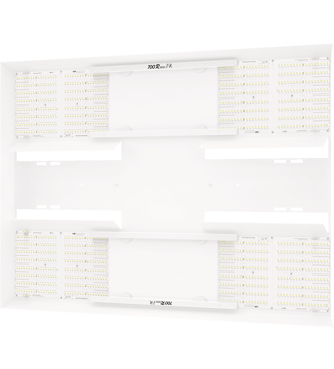 HLG 700 Rspec FR Commercial Indoor LED Grow Light - Angle