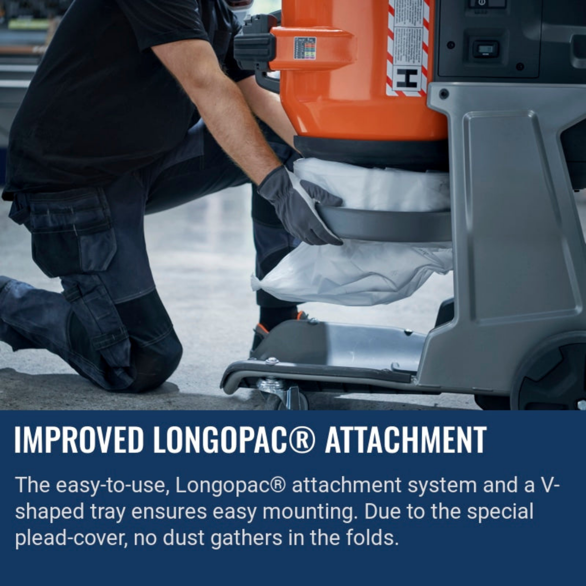 Husqvarna DE 130 H HEPA Dust Extractor - Infographic 2