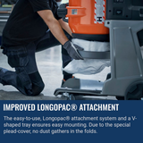 Husqvarna DE 130 H HEPA Dust Extractor - Infographic 2