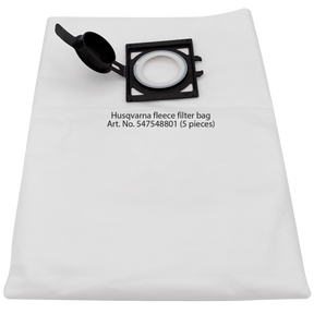 Husqvarna Fleece Filter Bag for DE 35 HEPA - 5 Pack - Main