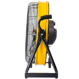 iLiving ILG8MOSC24 24-In 3-Speed Orbital Internal Oscillating High Velocity Barrel Floor Fan - Angle 3