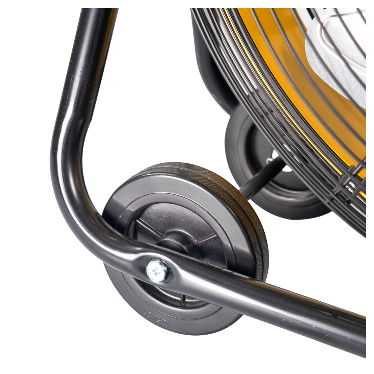 iLiving ILG8MOSC24 24-In 3-Speed Orbital Internal Oscillating High Velocity Barrel Floor Fan - Close-up 2