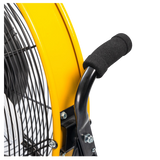iLiving ILG8MOSC24 24-In 3-Speed Orbital Internal Oscillating High Velocity Barrel Floor Fan - Close-up 3