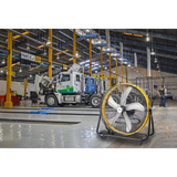 iLiving ILG8MOSC24 24-In 3-Speed Orbital Internal Oscillating High Velocity Barrel Floor Fan - Lifestyle