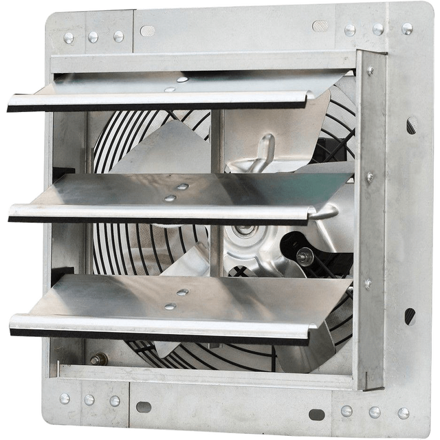 iLiving 10 inch Variable Speed Wall Mounted Shutter Exhaust Fan