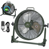 iLiving 12 inch fan with charger and battery