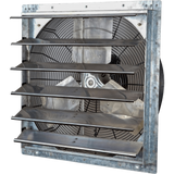 iLiving 24 inch Variable Speed Wall Mounted Shutter Exhaust Fan