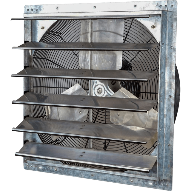 iLiving 24 inch Variable Speed Wall Mounted Shutter Exhaust Fan