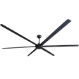 iLiving 6 Blade High Volume Low Speed HVLS BLDC Reversible Ceiling Fan 102-in