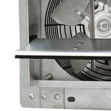 iLiving 7 inch Variable Speed Crawl Space Ventilator Fan - Weather Stripping on Shutter