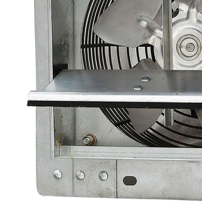 iLiving 7 inch Variable Speed Crawl Space Ventilator Fan - Weather Stripping on Shutter