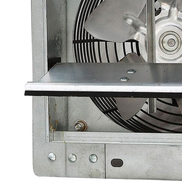 iLiving 7 inch Variable Speed Crawl Space Ventilator Fan - Weather Stripping on Shutter
