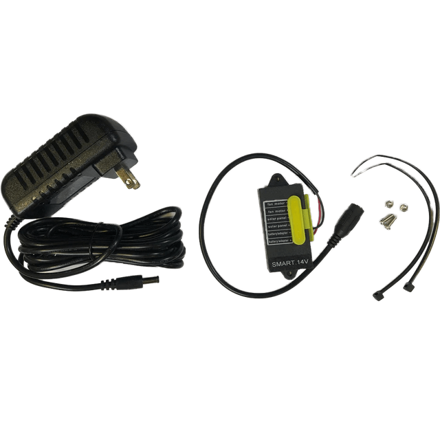 iLiving Non-Stop Day/Night running AC/DC Adapter Kit, for iLiving Hybrid-Ready Solar Fan - main