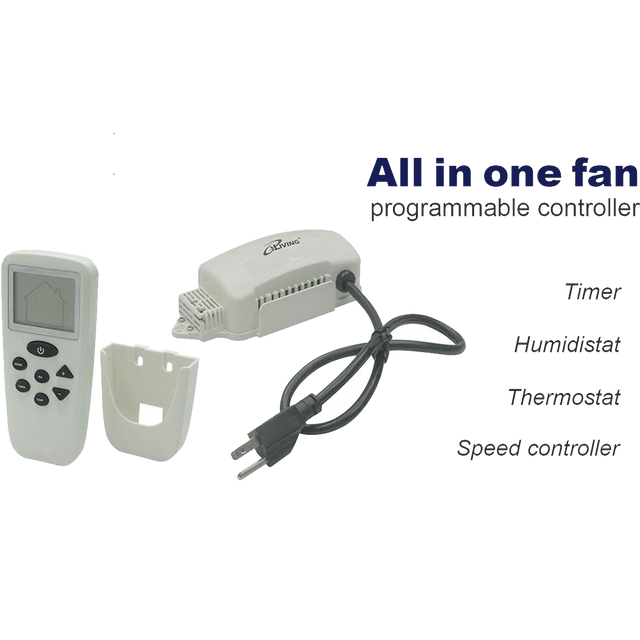 iLiving Exhaust Fan Smart Remote Control Kit w/ Programmable Thermostat