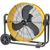 iLiving Heavy Duty High Velocity Barrel Floor Drum Fan 24-in