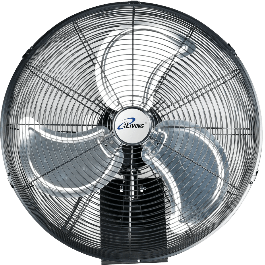 iLiving High Velocity Oscillating Wall Mount Outdoor Fan - 18-In. - front