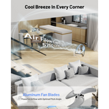 iLiving ILG8F20 20-In 3 Speed Heavy Duty Floor & Wall Mount Fan - Infographic 6