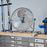 iLiving ILG8F21 20-In 3 Speed 7500 CFM Turbo High Velocity Floor Fan - Lifestyle 2
