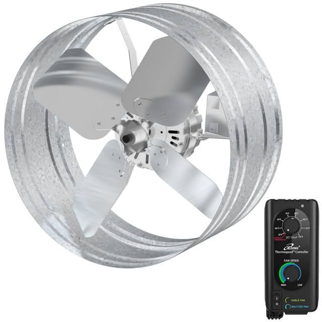 iLiving ILG8G14-22ST 14-In Variable Speed Gable Exhaust Fan - Main
