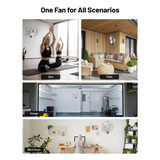 iLiving ILG8IN18X Glow 18-In 3 Speed Oscillating Wall Mount Fan - Infographic 7