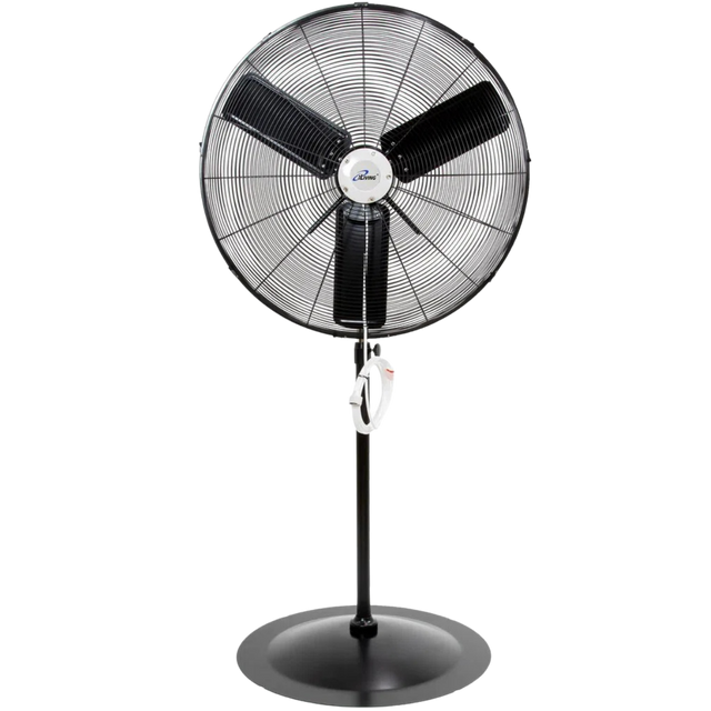 iLiving ILG8P30M 30-In 2 Speed 8400 CFM Adjustable Height Pedestal Outdoor Oscillating Fan with Misting Kit - Main