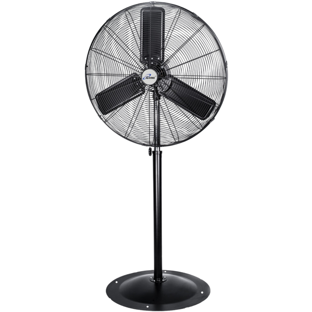iLiving ILG8P31-93 30-In 3 Speed 8400 CFM Adjustable Height Commercial Oscillating Pedestal Fan - Main