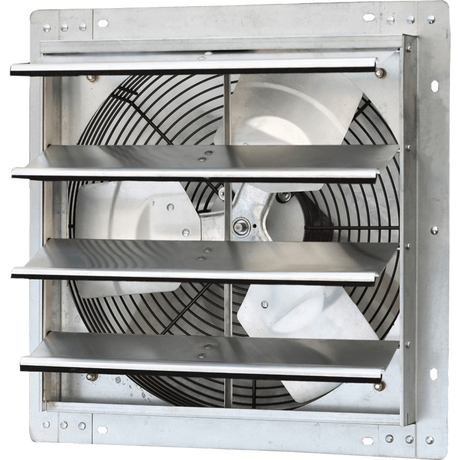 iLiving 16 inch Variable Speed Wall Mounted Shutter Exhaust Fan