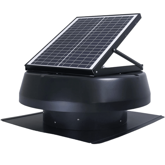 iLiving ILG8SF301A  HYBRID Smart Thermostat Solar Roof Attic Exhaust Fan - angle