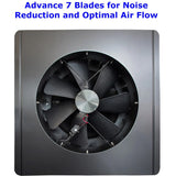 iLiving ILG8SF301A  HYBRID Smart Thermostat Solar Roof Attic Exhaust Fan - infographic 3